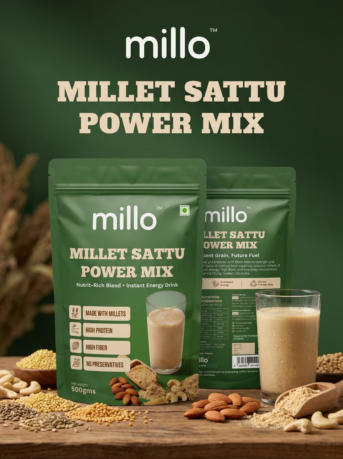 Millo Millet Sattu